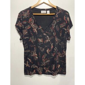 Chico's Traveler top non wrinkle grunge retro Y2K casual women XL